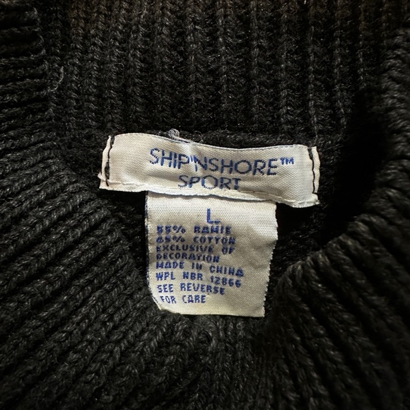 Vintage 1990s Ship 'n Shore "Ugly" Christmas Sweater Studded Decorations Large - Picture 15 of 16